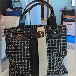 Kate Spade Shoulder Bag Black and Cream
